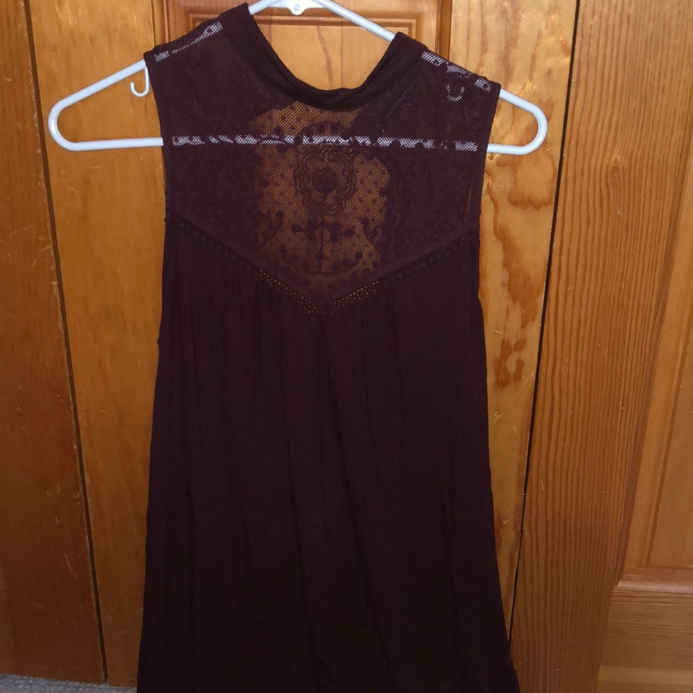 Mock turtle neck dress